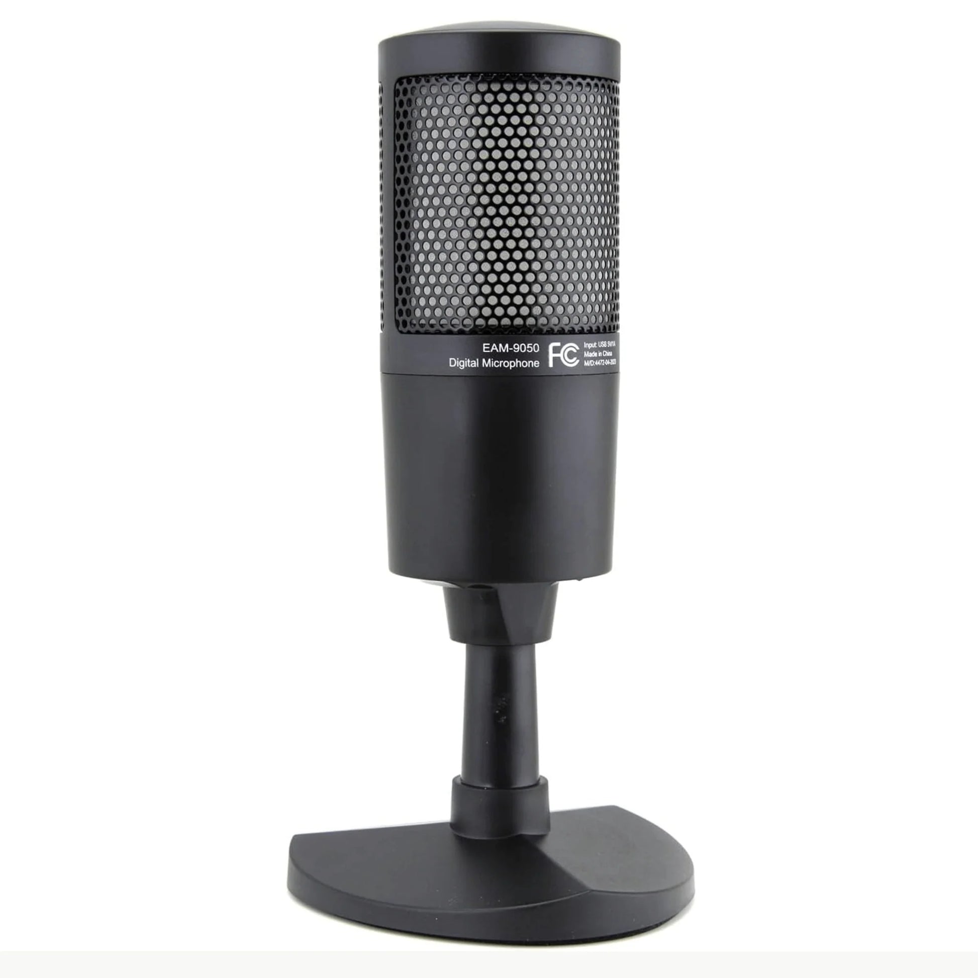 Emerson RGB Lighting USB Gaming and Streaming Microphone with Tap-to-Mute Feature